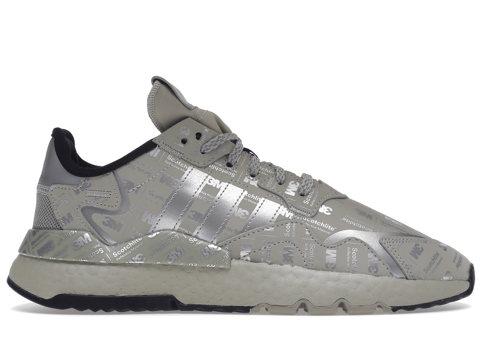 adidas Nite Jogger 3M Grey Men's - FV3622 - US