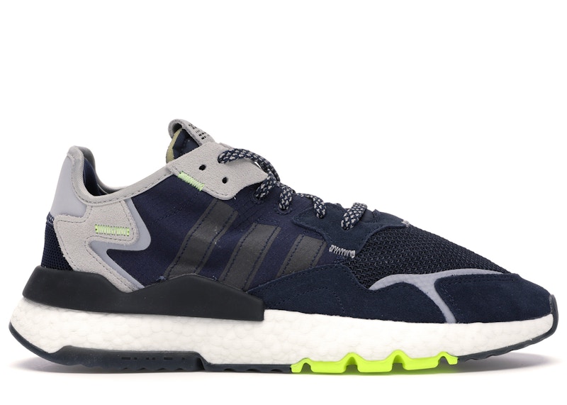 Adidas nite jogger on sale navy