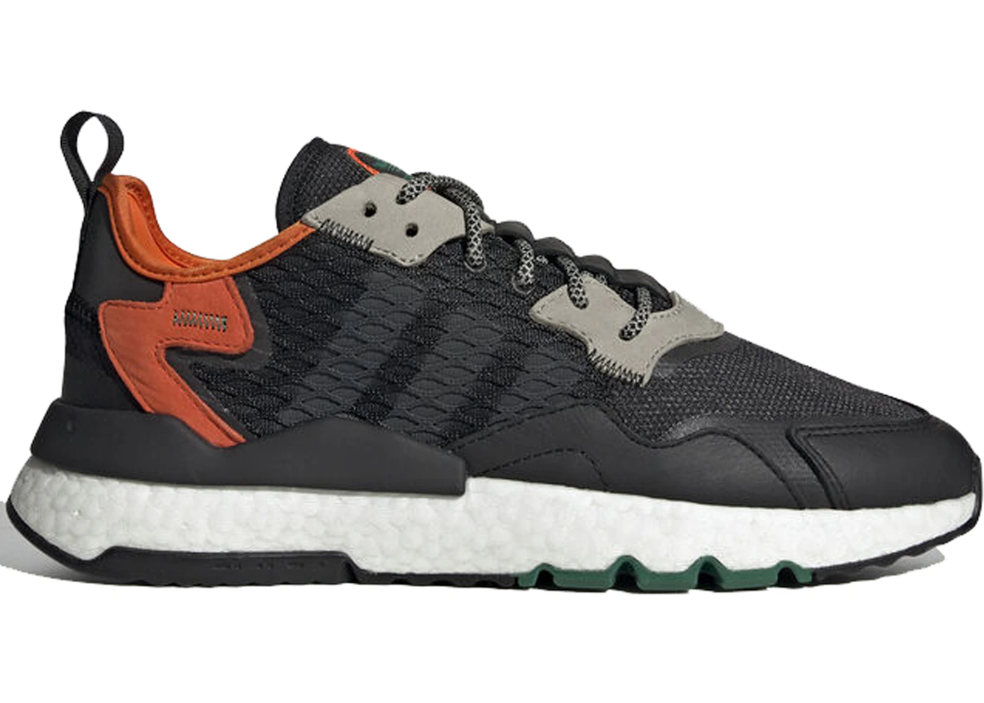 adidas Nite Jogger Cordura Black Orange Men s EE5549 US