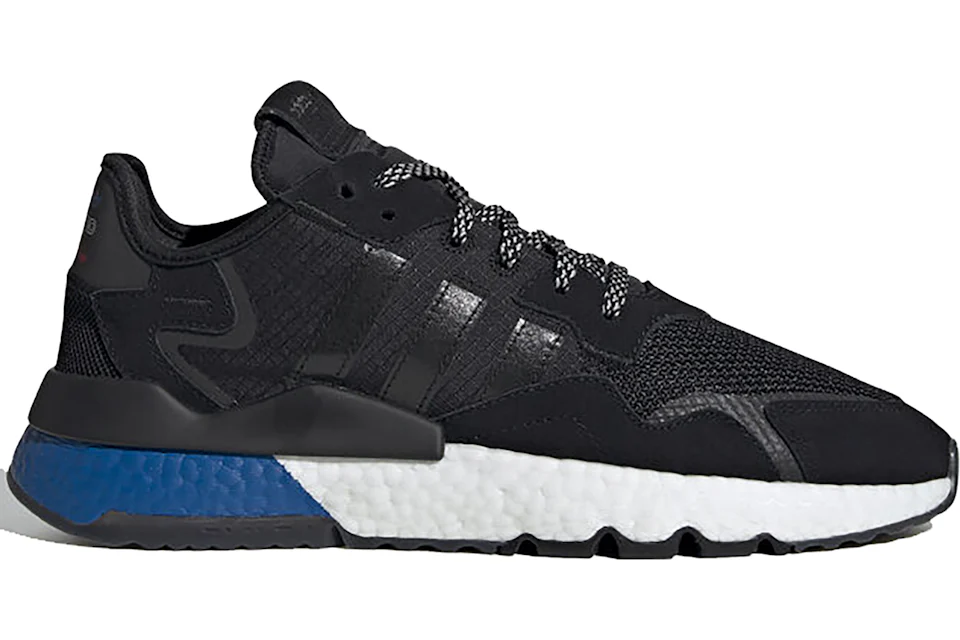 adidas Nite Jogger Core Black Lush Blue Men s FW5331 US