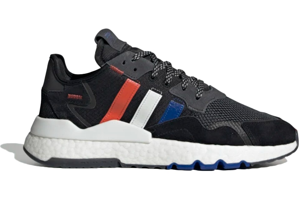Adidas nite 2025 jogger black red