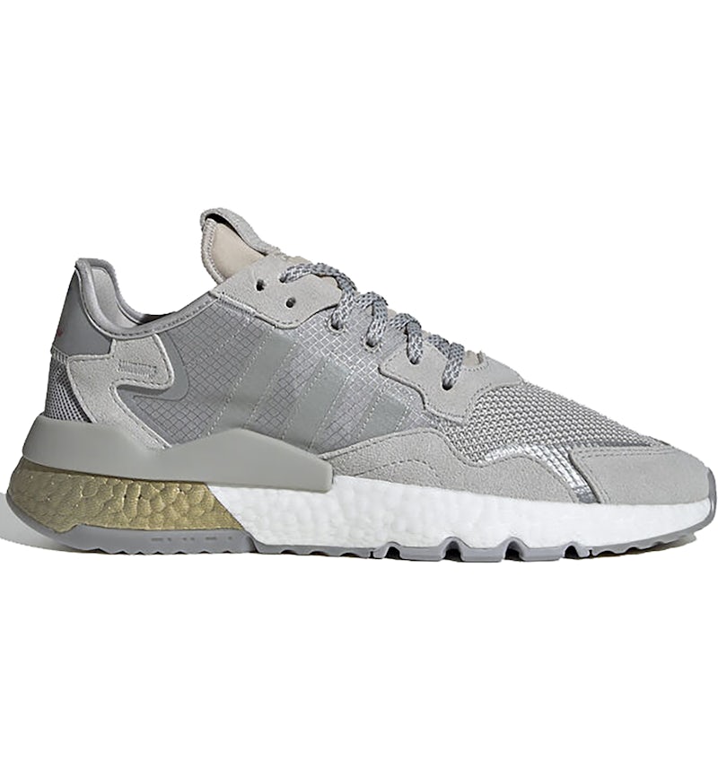 Adidas nite jogger white gold hotsell
