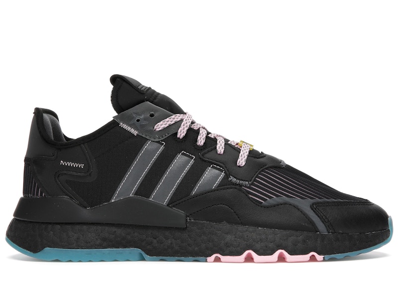 Adidas nite jogger zwart new arrivals