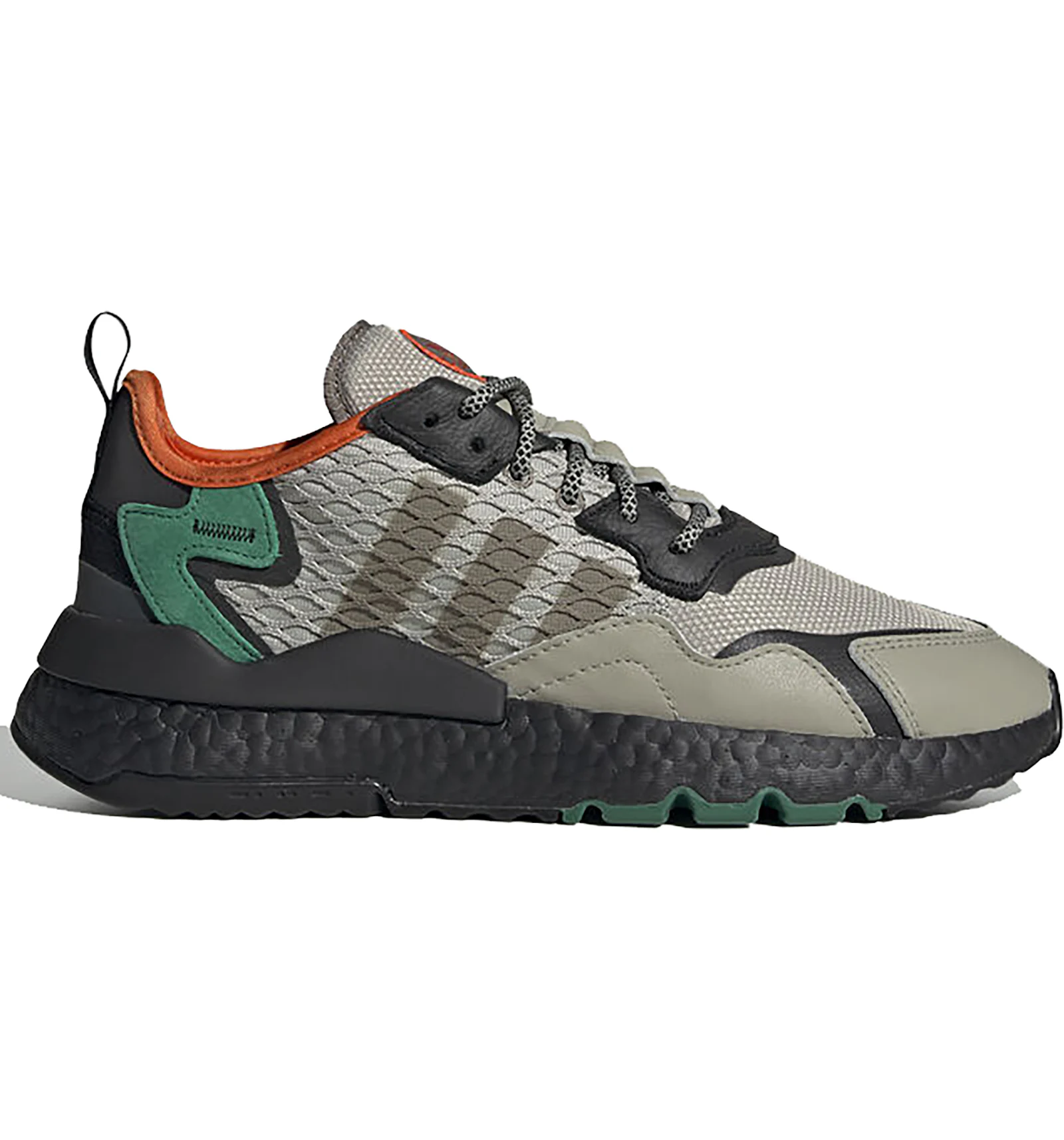 adidas Nite Jogger Sesame Black Bold Green Men s EE5569 US