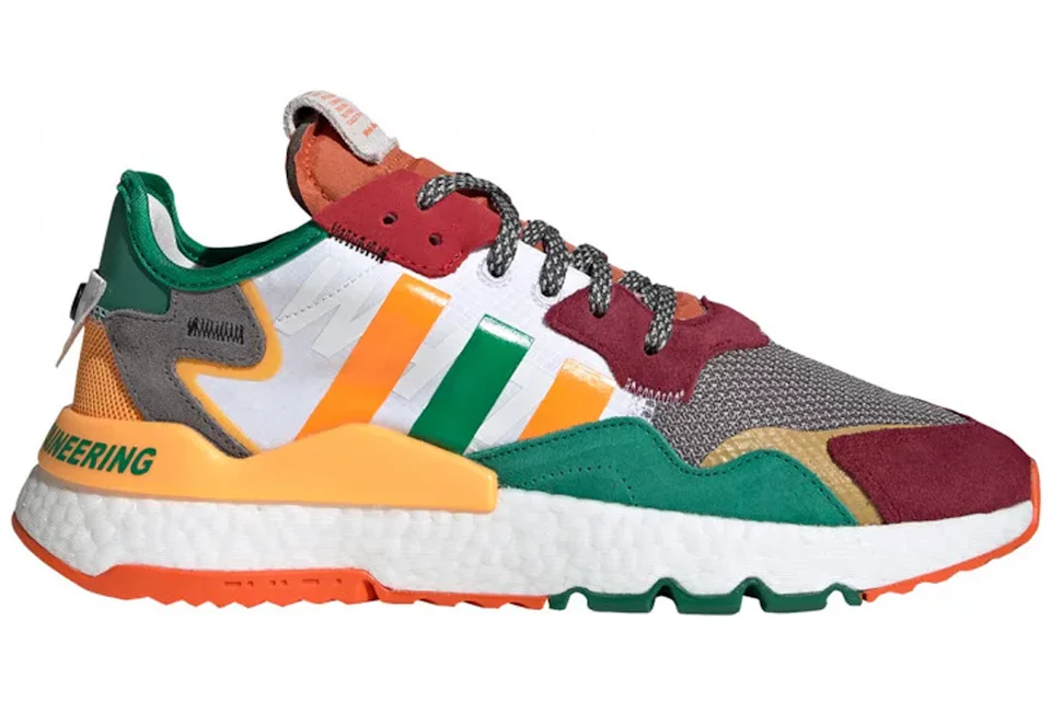Adidas white 2025 mountaineering sneakers