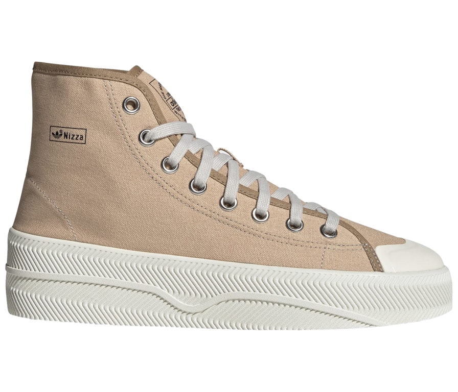 Pre-owned Adidas Originals Adidas Nizza Hi Pale Nude In Pale Nude/sand/off White