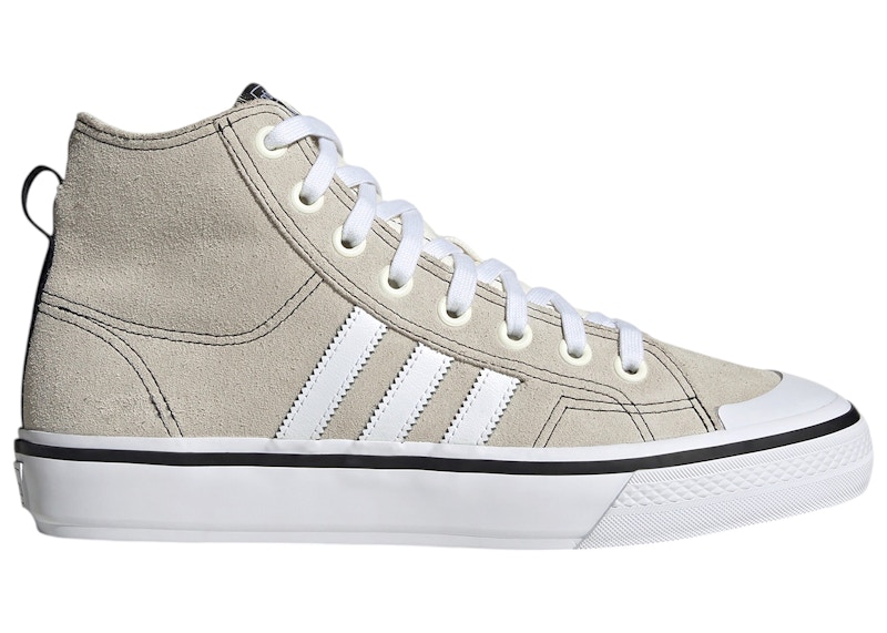 adidas Nizza Hi RF 74 Off White White Core Black Men's - HQ8564 - US