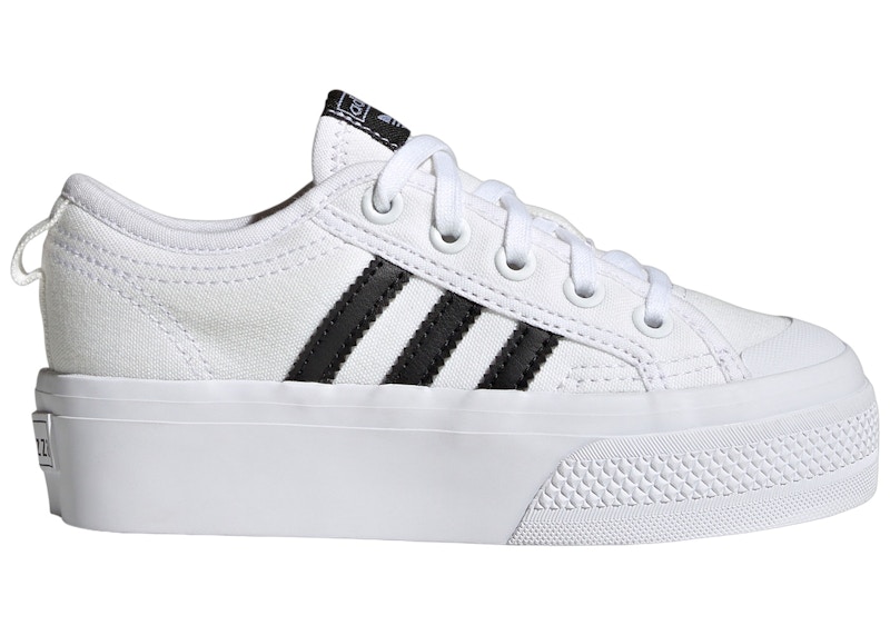 adidas Nizza Platform Cloud White Core Black PS GY9960 DE