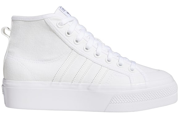 adidas Nizza Platform Mid Cloud Bianco (donna)