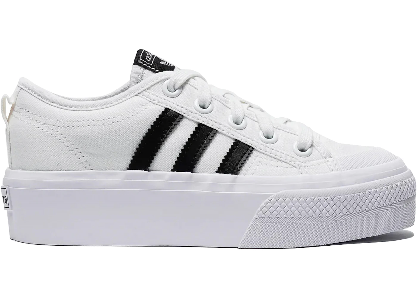 adidas Nizza Platform White Black (GS) - IF0332 - US adidas Nizza Platform White Black (GS) - IF0332 - US
