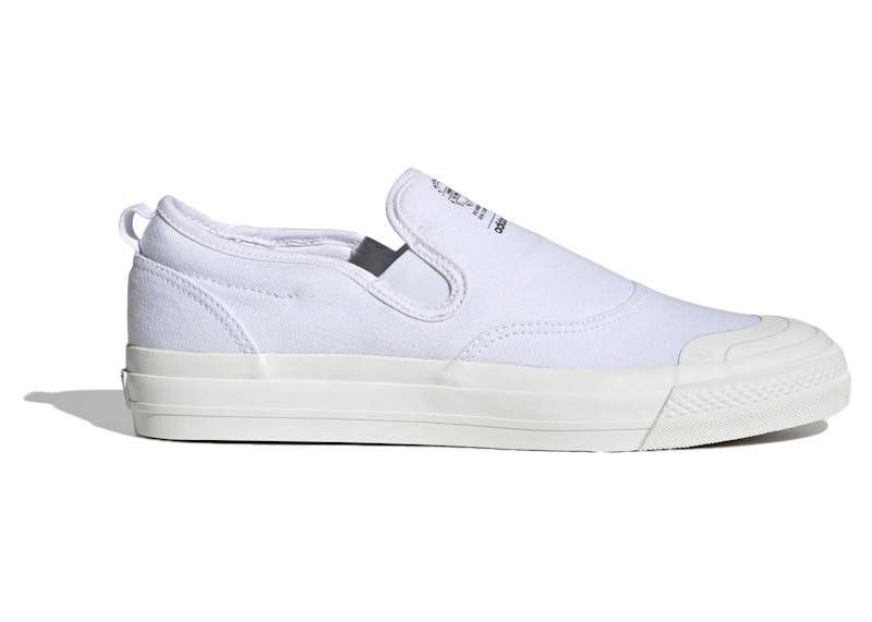 Adidas nizza shop all white