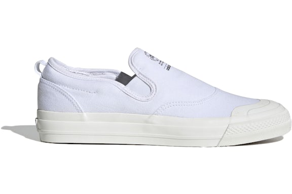 adidas Nizza RF Slip-On Triple Blanco