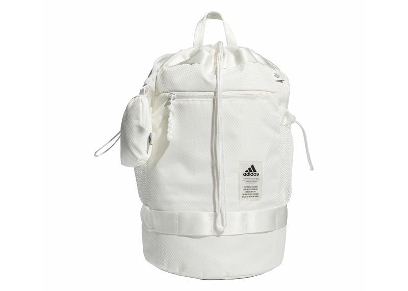 adidas Non Dyed Bucket Backpack White SS24 US