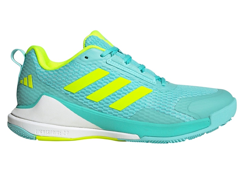 adidas Novaflight 2 Indoor Flash Aqua Lucid Lemon (Women's) - JR9569