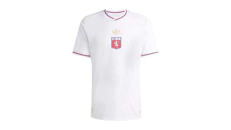 Olympique Lyonnais adidas シャツ adidas Olympique Lyonnais Anniversary T-Shirt White Men's