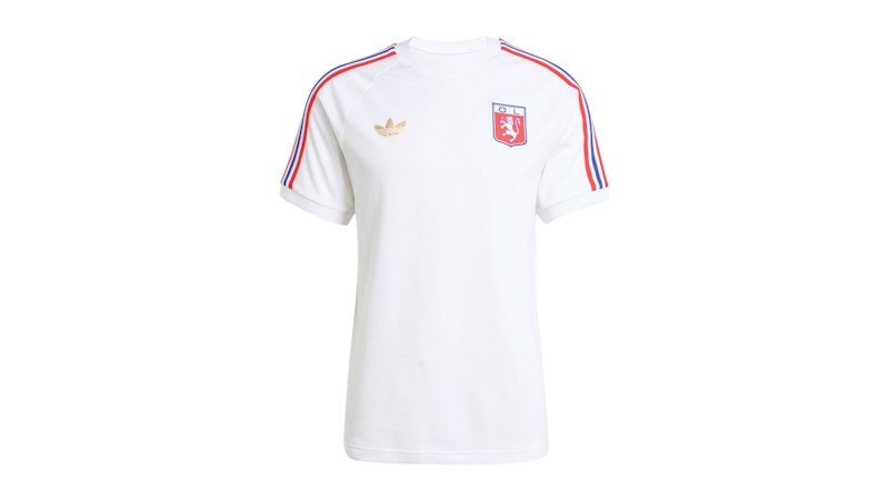 Olympique Lyonnais adidas シャツ adidas Olympique Lyonnais Anniversary T-Shirt White Men's