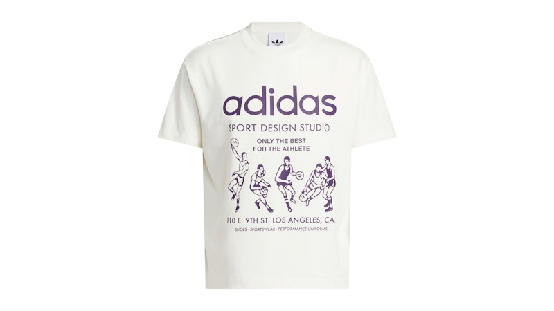 adidas Only The Best For The Athlete Tee Off White/Violet - SS26 - JP