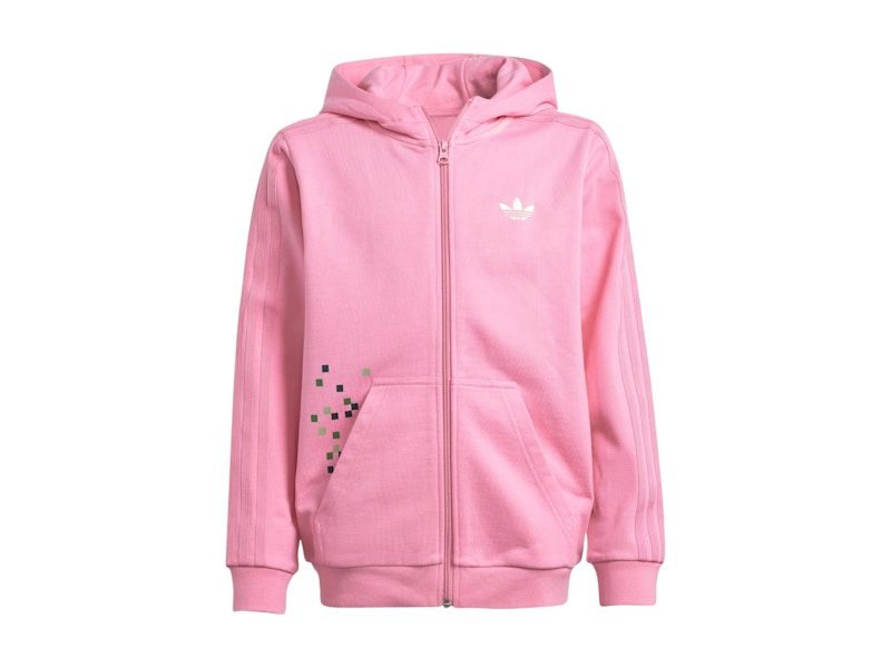 【ADIDAS】Originals x Minecraft Graphic Hoodie パーカー adidas Originals x Minecraft Kids Graphic Hoodie Bliss Pink