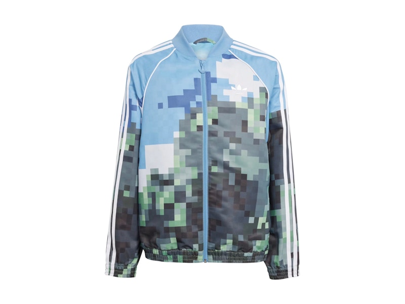 adidas Originals x Minecraft Kids Track Top Hazy Blue/Magic