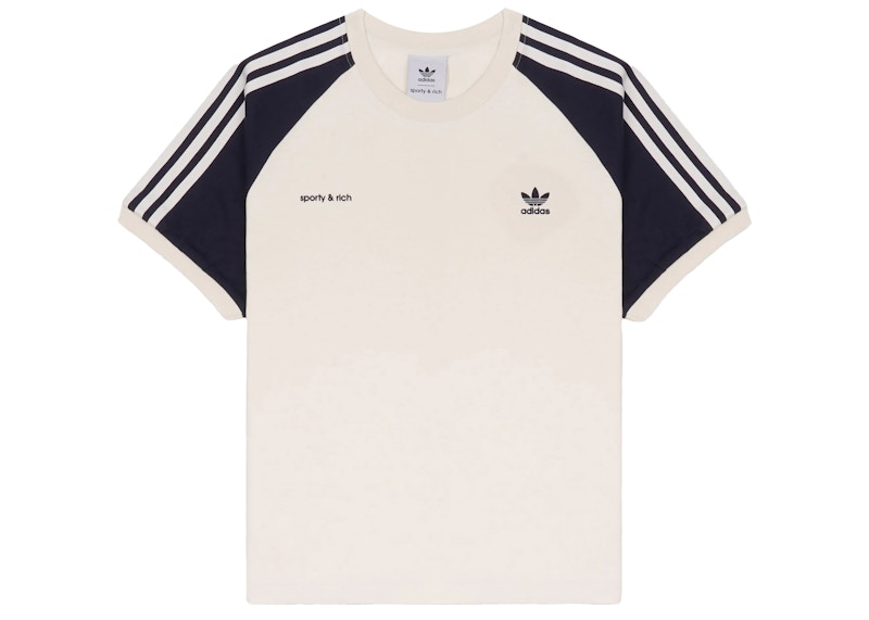 adidas Originals x Sporty & Rich Ringer Tee Cream/Navy - SS23 - JP