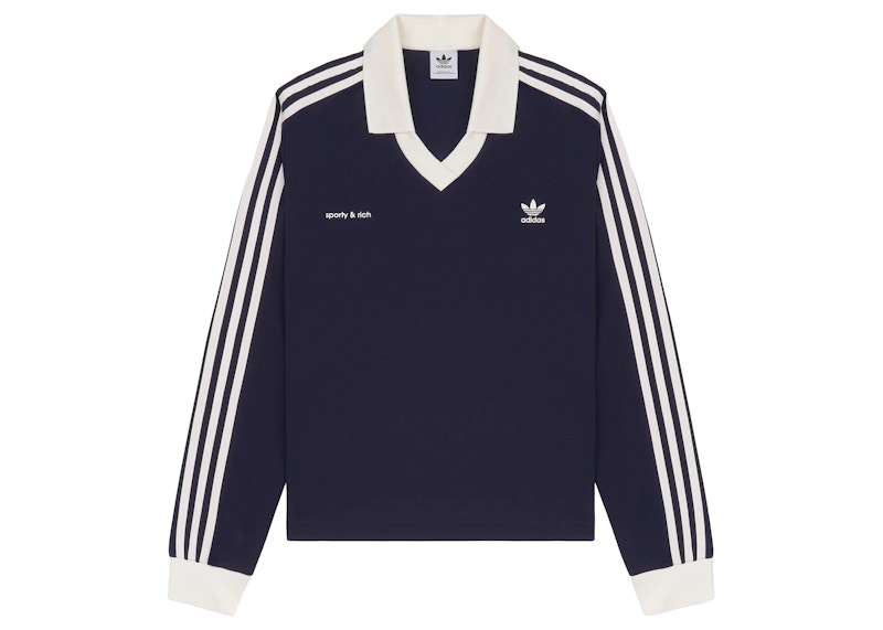 adidas Originals x Sporty & Rich Soccer Jersey Navy/Cream