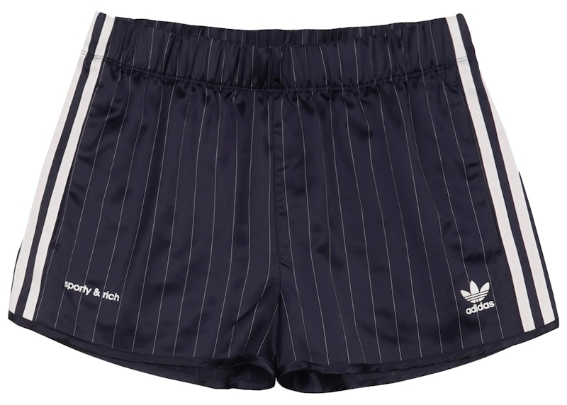 adidas Originals x Sporty Rich Track Short Navy Cream SS23 US