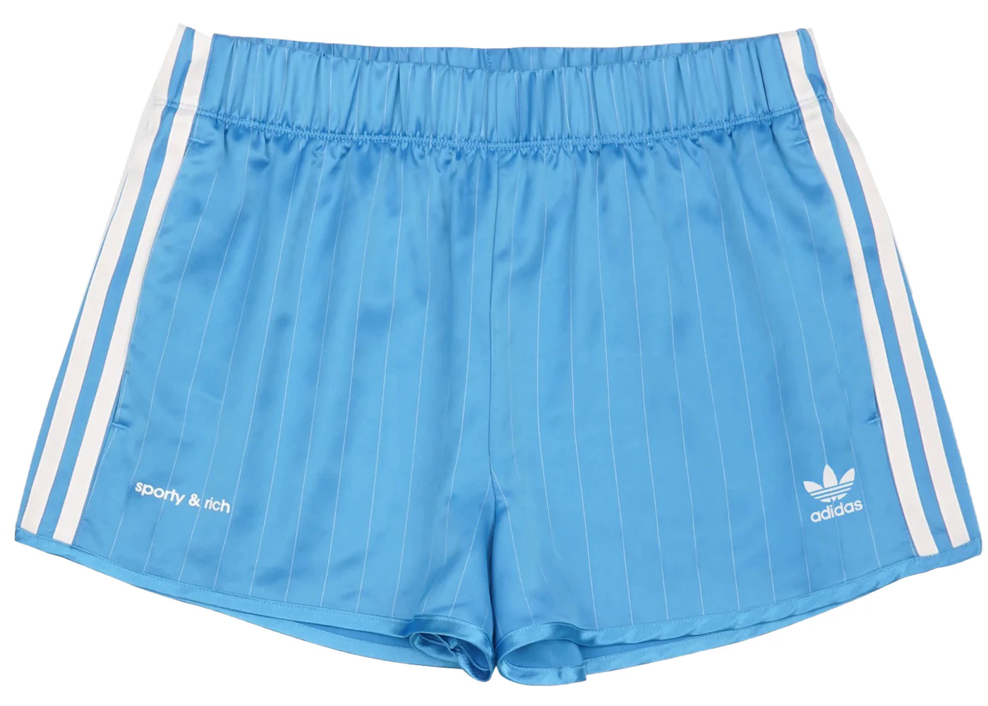 Pantaloncino adidas Originals x Sporty Rich Track azzurro/crema