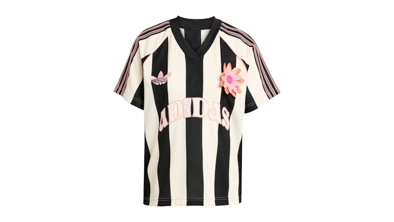 ☆Adidas☆Original Glow Jersey Black adidas Orignials Summer Glow Jersey Wonder White/Black - US