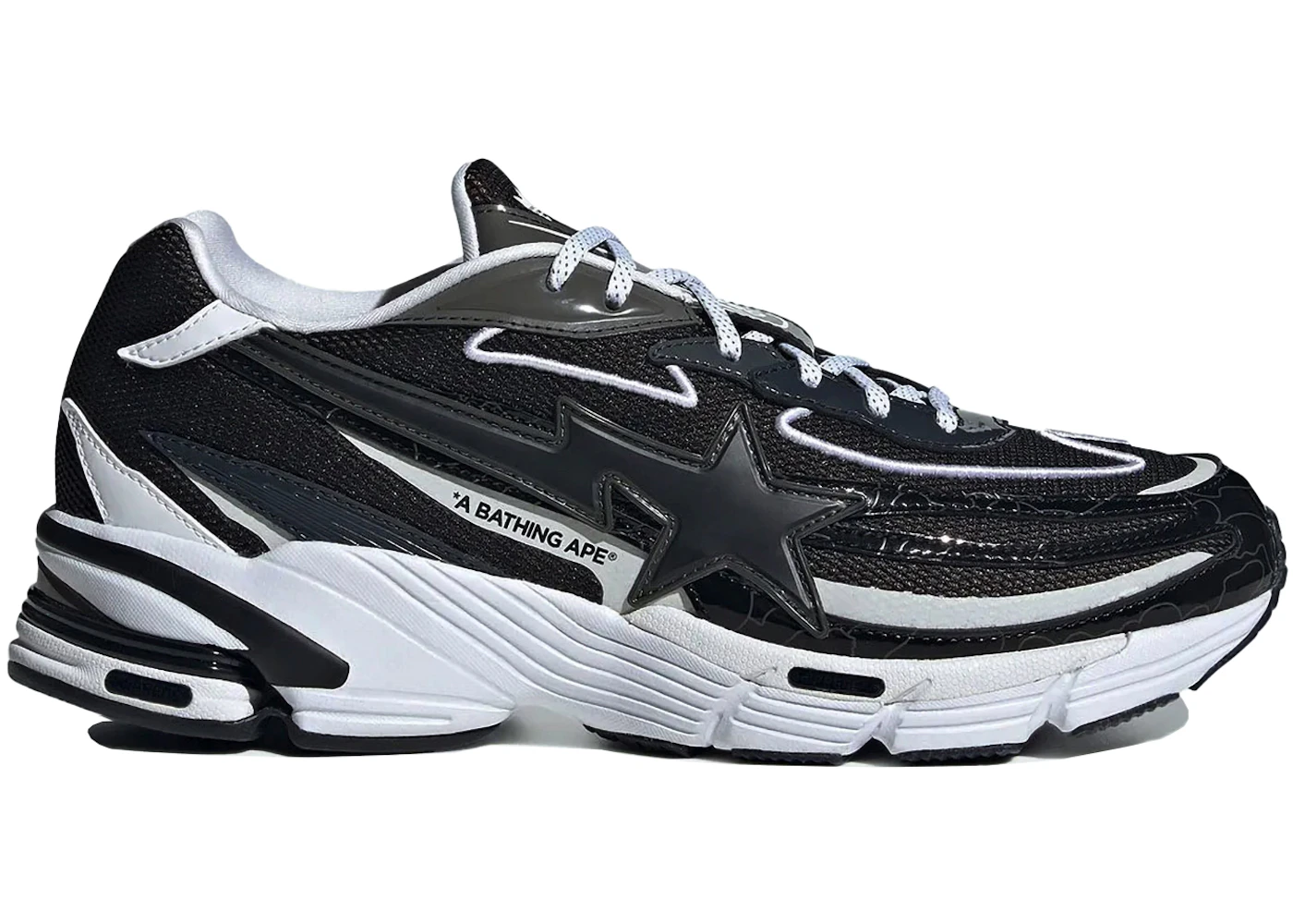 adidas Orketro Bape Black Silver Metallic Men's JH6361 US