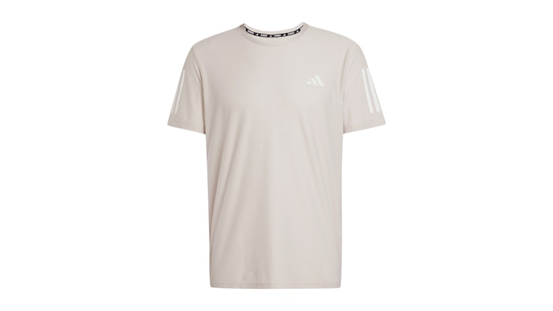 adidas Own The Run Tee Beige