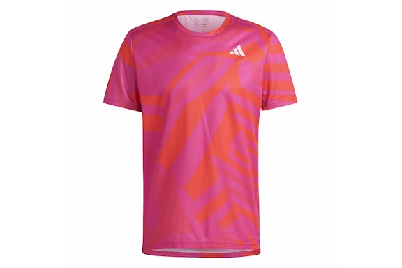 adidas Own the Run Seasonal Tee Semi Lucid Fuchsia/Bright Red