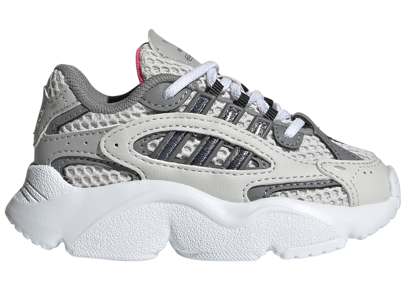 adidas Ozmillen Laces Grey Grey Cloud White (TD) 幼儿- IH2239 - CN