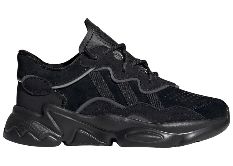 Pre-owned Adidas Originals Ozweego Sneakers In Core Black/night Metallic