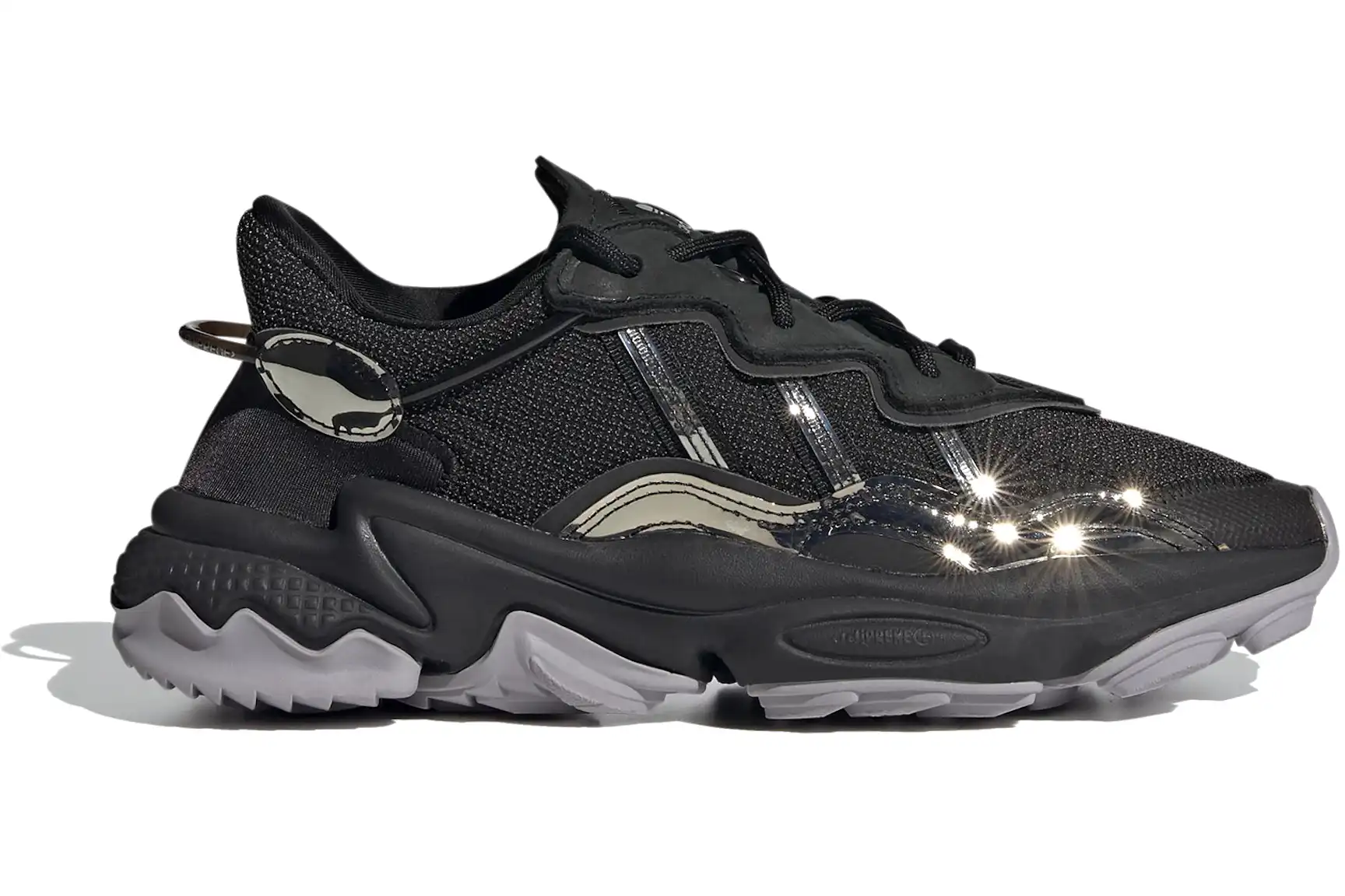 adidas Ozweego Core Black Silver Metallic (W) - FV9764 - US