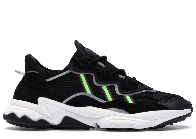 adidas Ozweego Core Black Solar Green