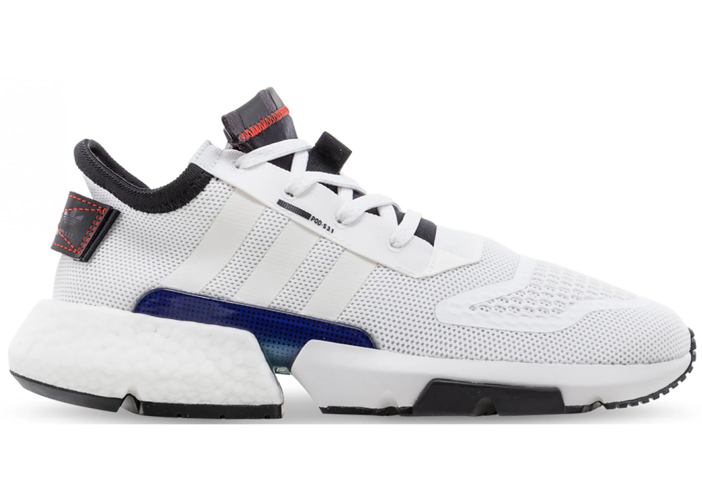 adidas POD S3.1 Cloud White Core Black Blue Shank Men s EE4857 US