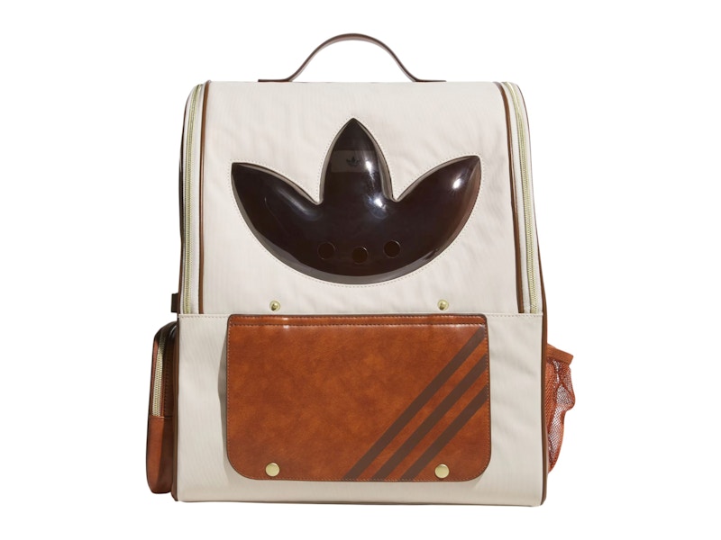 Pre-owned Adidas Originals Pet Backpack Alumina In Alumina Brown