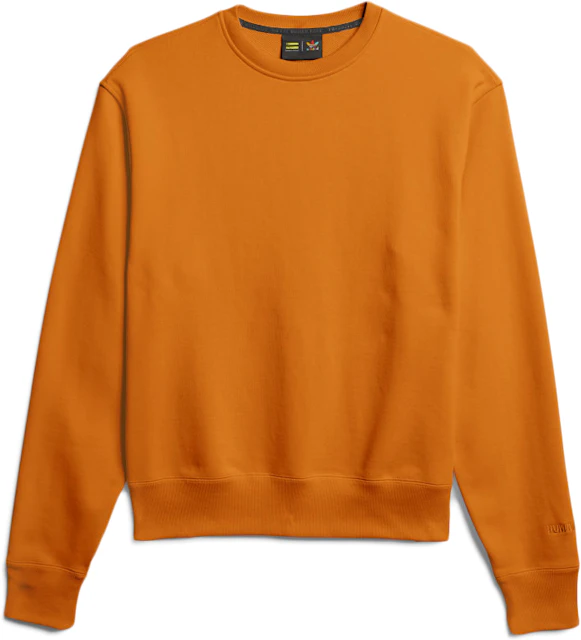 adidas Pharrell Williams Basics Crewneck Sweatshirt Bright Orange ...