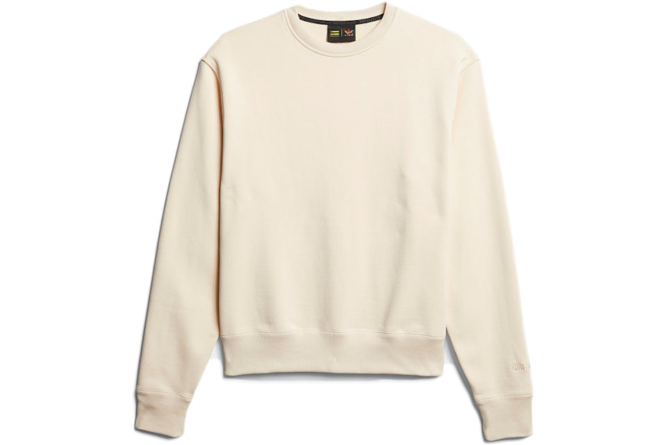 adidas Pharrell Williams Basics Crewneck Sweatshirt Ecru Tint