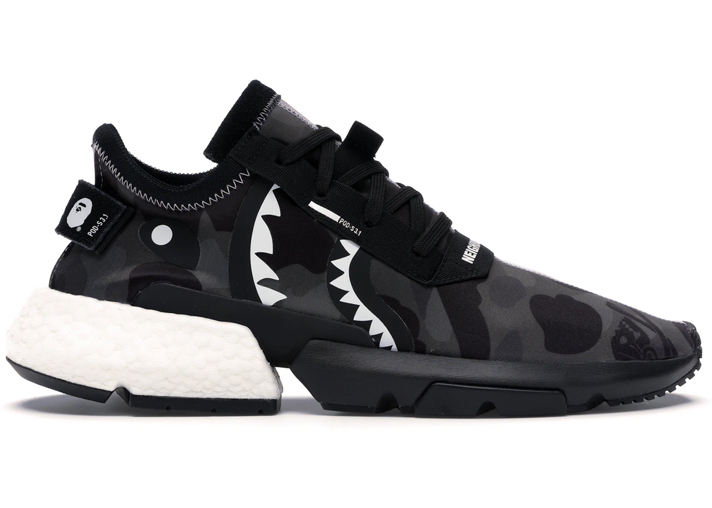 adidas POD S3.1 Bape x Neighborhood Men's - EE9431 - US adidas POD S3.1 Bape x Neighborhood Men's - EE9431 - US