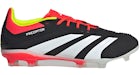 adidas Predator 24 Elite FG Core Negro Cloud Blanco Solar Rojo (para escolares)