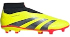 adidas Predator 24 Liga Sin Cordones FG Team Solar Amarillo Core Negro Cloud Blanco