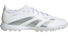 adidas Predator 24 League Low Turf Cloud White Silver Metallic Grey