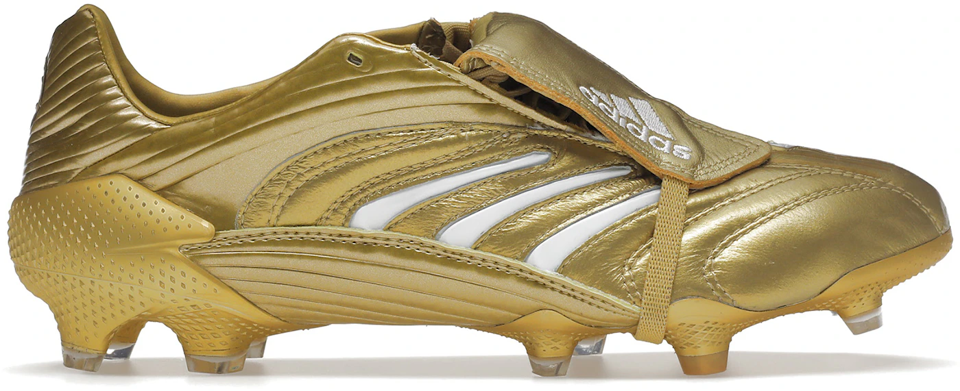 Adidas Predator Absolute FG Firm Ground in Gold - Size 8