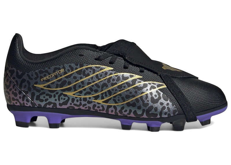 Adidas Predator Club Fold Over Tongue FG/ Ground Kaka Sneakers in Core Black/Gold Metallic