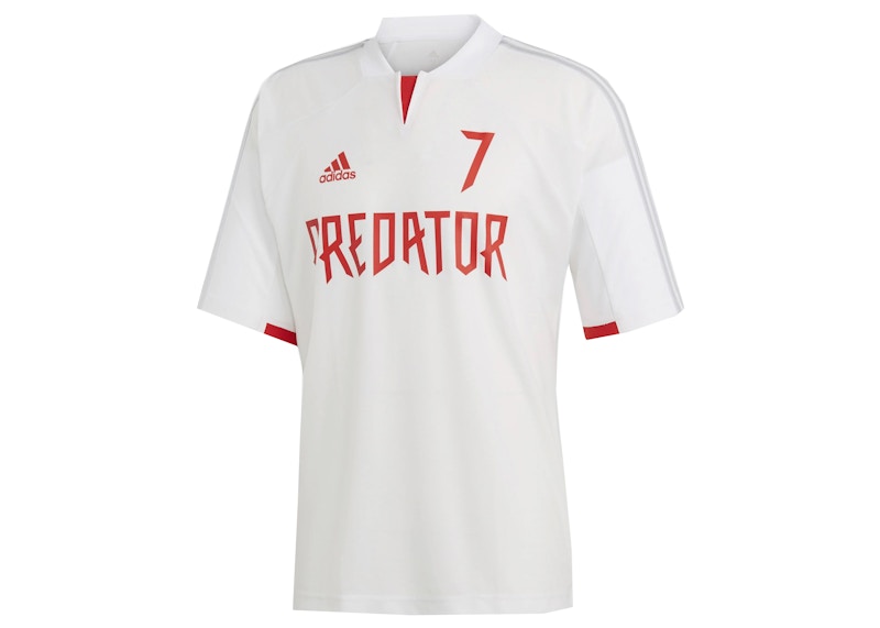 adidas Predator David Beckham Jersey White/Clear Grey Men's - SS22