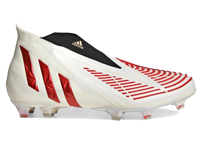 スーパーセール タイムセール 時間 adidas Predator Edge+ FG Off White Vivid Red Men's - GV7384 - US シューズ