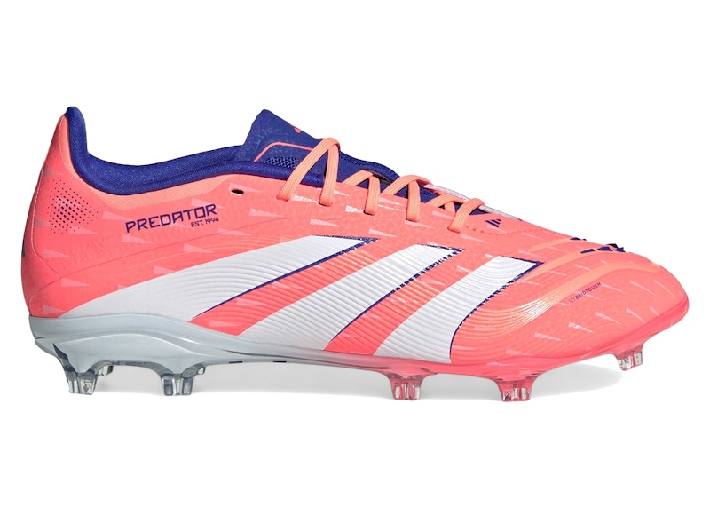 Pre-owned Adidas Originals Predator Elite Fg Coral Blaze Pack (kids) Sneakers In Signal Coral/cloud White/beam Orange