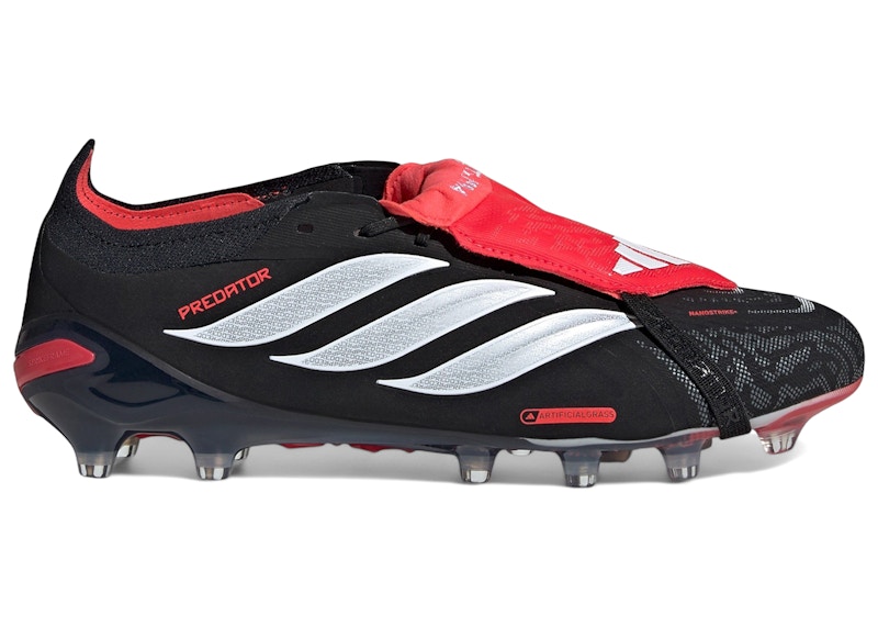 adidas Predator Elite Fold-Over Tongue AG Black White Lucid Red