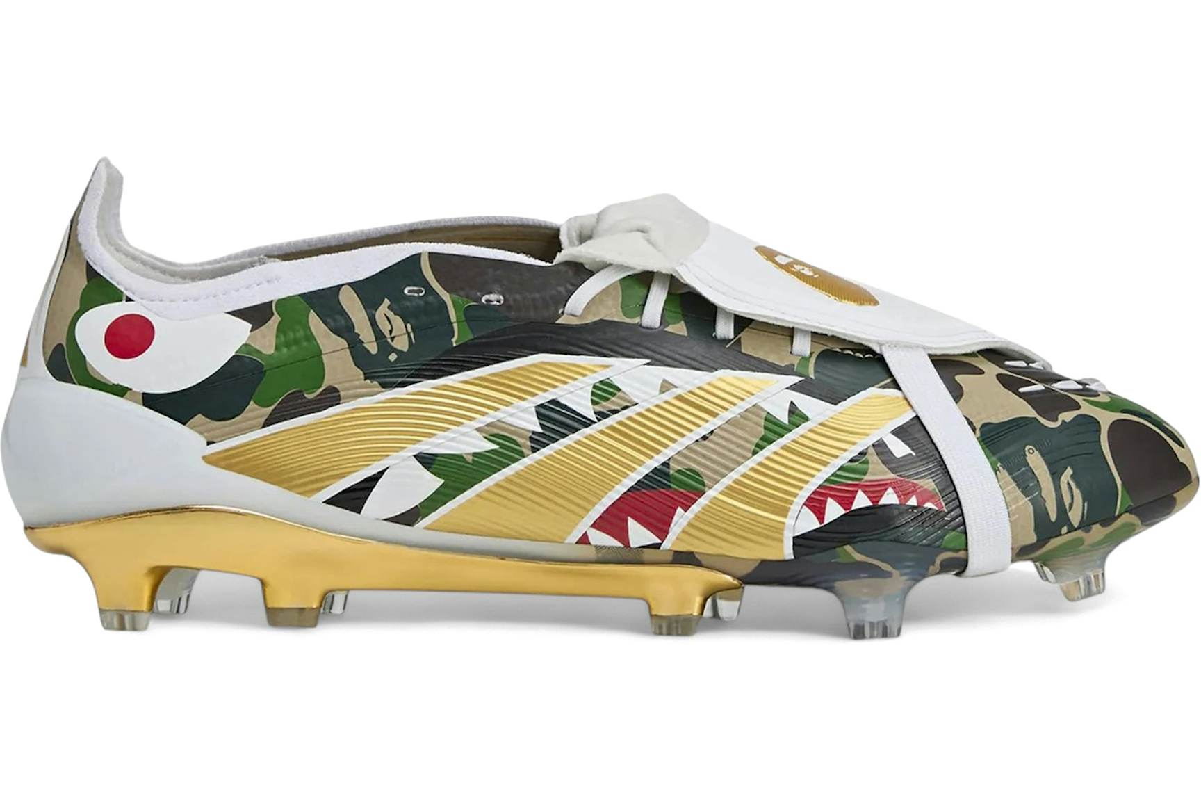 adidas Predator Elite Foldover Tongue FG Bape Green Camo Men's - JS3104 ...